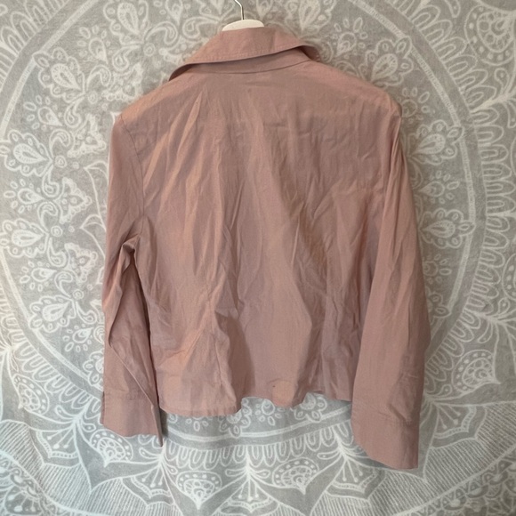 BIBA LIGHT PINK TOP ZIP UP FRONT VGUC SUPER CUTE M MEDIUM 38 ADORABLE - Picture 13 of 14